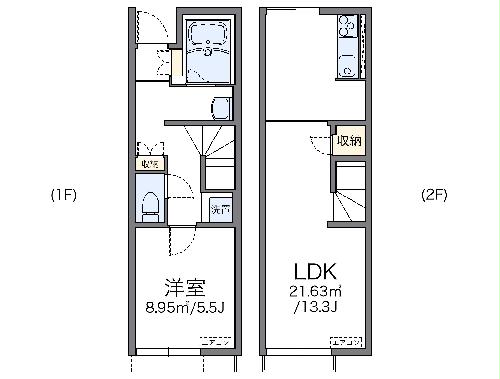 レオネクストソレイユＡの間取り