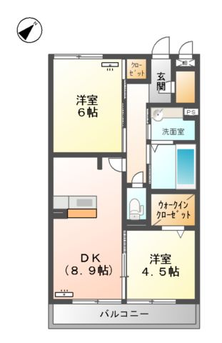 シャイン　シード　湯田の間取り