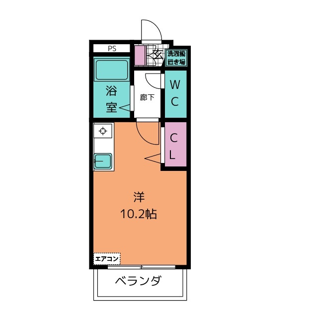 山之手通りＦＬＡＴの間取り