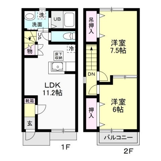 メゾン・フォーリア　Ｉの間取り