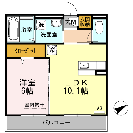 グローリアの間取り