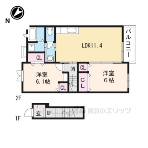 プログレス１番館の間取り