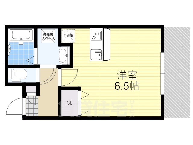 堺市堺区南島町のマンションの間取り