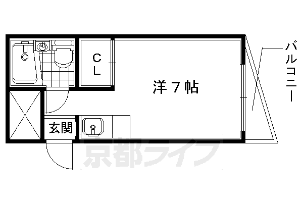 小倉マンションの間取り