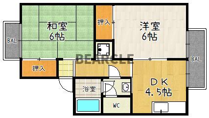 ベルセジュールの間取り