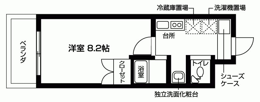 エスポワール二条城の間取り