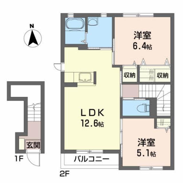 メゾン　モンタールト　Ｂの間取り