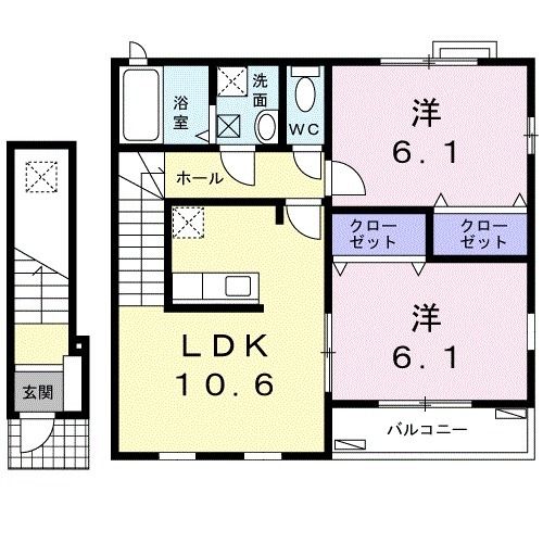 ラフィーネ伊豆の間取り