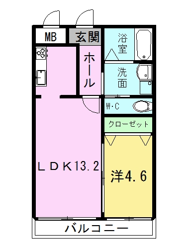 フォーレスト壱番館の間取り