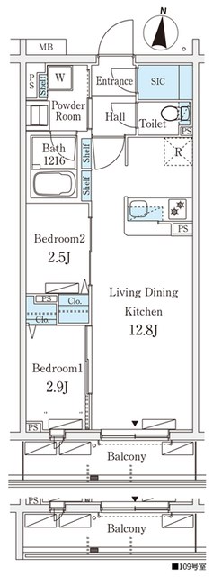 テラス杉並方南町の間取り