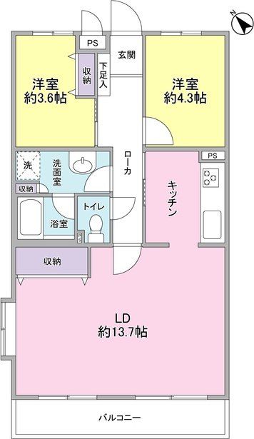 ボワ小田急相模原の間取り