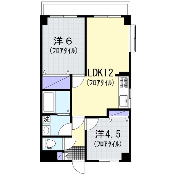 【桜一番館の間取り】