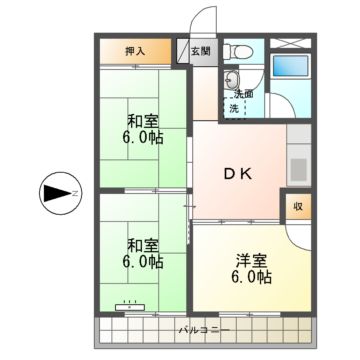 メゾンコメショーの間取り