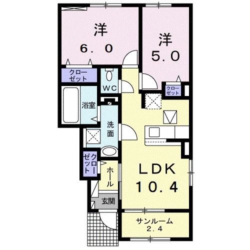 リバーサイドハウスの間取り