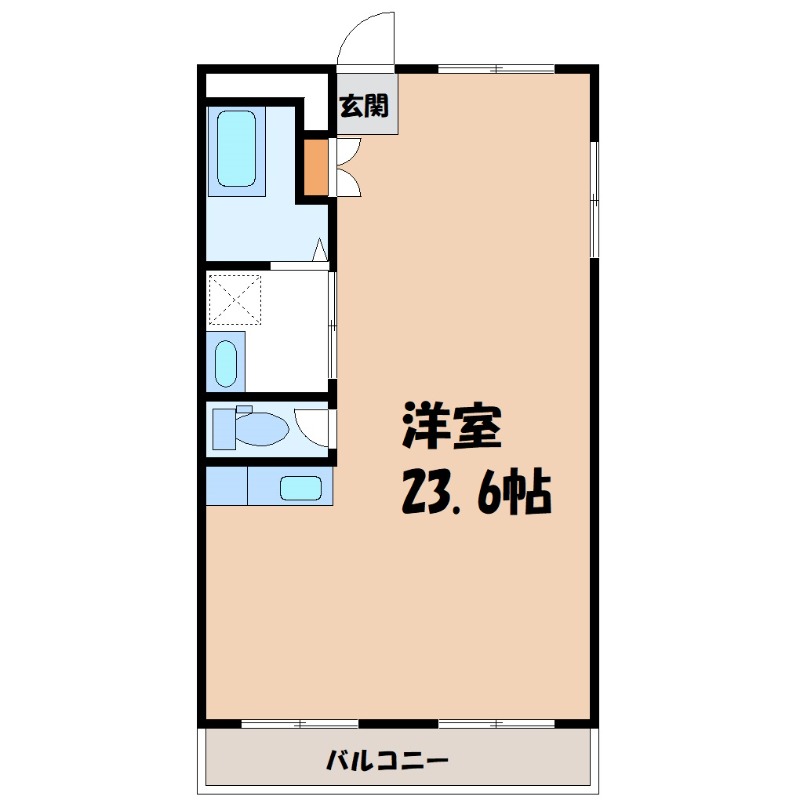 太田市飯田町のマンションの間取り