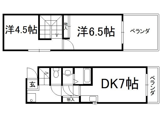 CASA DEL ADAGIO今出川の間取り