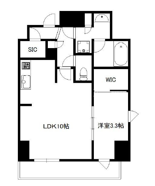 台東区北上野のマンションの間取り