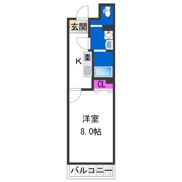 Merry住之江公園の間取り