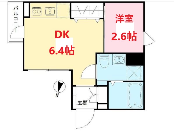 大田区池上のマンションの間取り