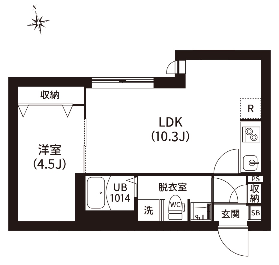 レピュア南大井レジデンスの間取り