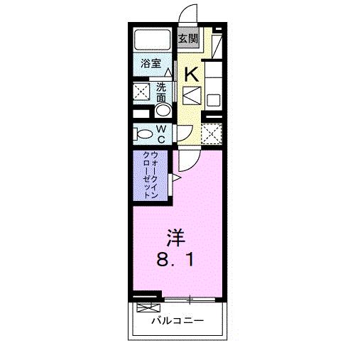 ＣＯＣＯ若里の間取り