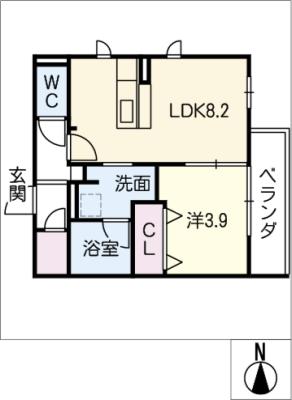 金山アイサンメゾンの間取り