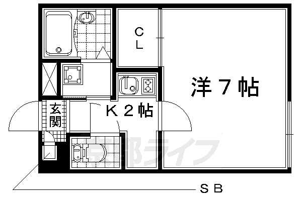 レオパレスＫＳ蔭山の間取り