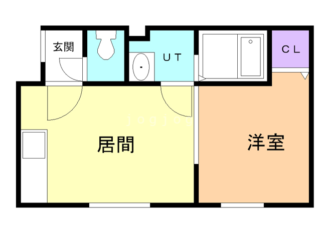 フラットＪ澄川の間取り