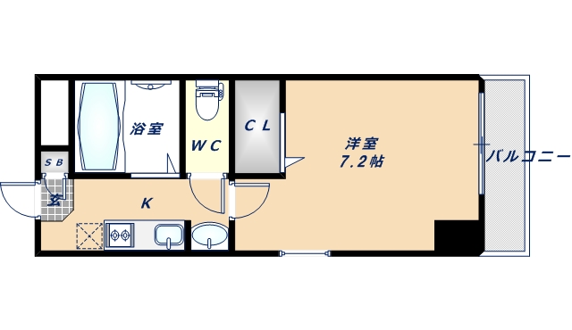 リバーライズ布施Iの間取り