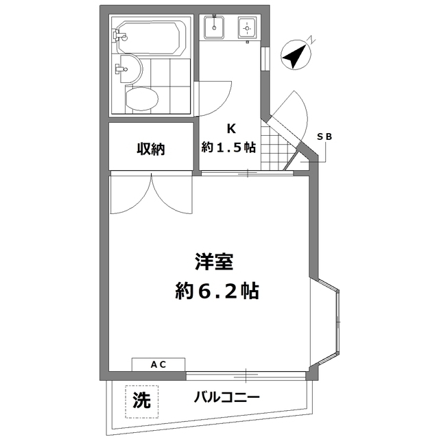メゾンクレールの間取り
