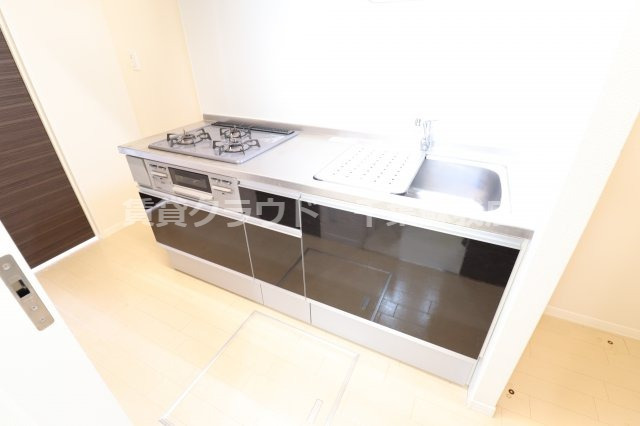 キッチン　3口ガスコンロでお料理好きの方にもおすすめです！