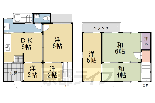 橋本町469貸家の間取り写真