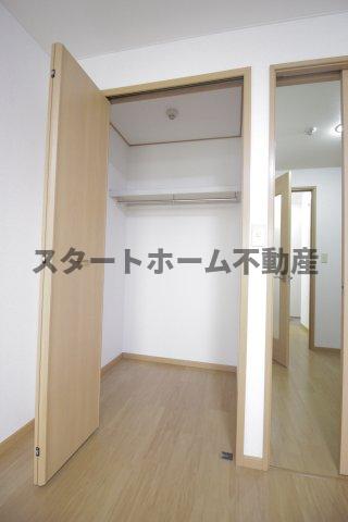 収納　たっぷりとした収納スペースです