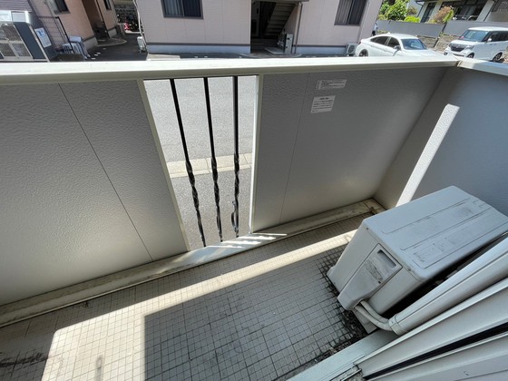 バルコニー　※別部屋の写真です