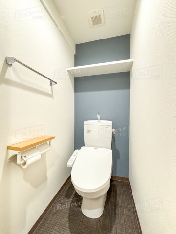 トイレ　嬉しい温水洗浄便座付き♪