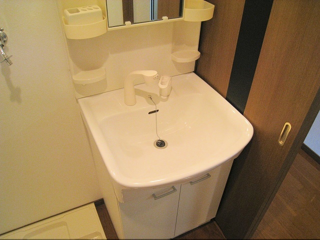 洗面設備　忙しい朝に便利なシャンプードレッサー付き