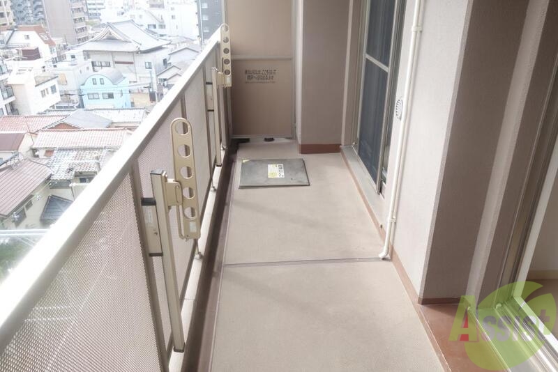 バルコニー　風通し抜群です☆