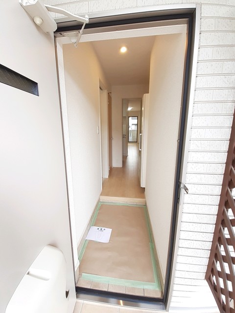 玄関　ゆったりとした玄関です