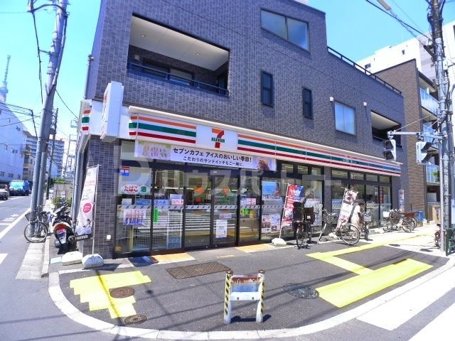コンビニ　セブンイレブン墨田文花2丁目明治通り店（コンビニ）まで190m