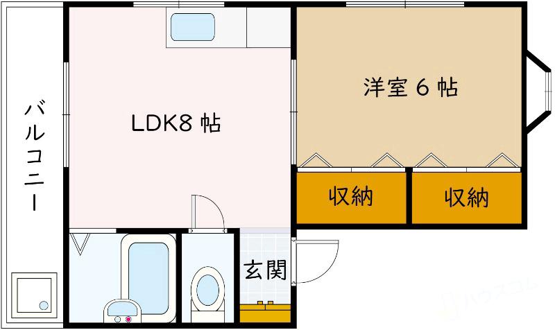 ハイツ西田の間取り写真