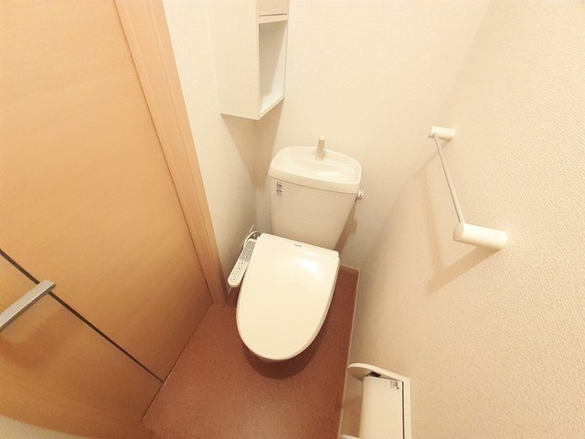 トイレ　ゆったりとした空間のトイレです
