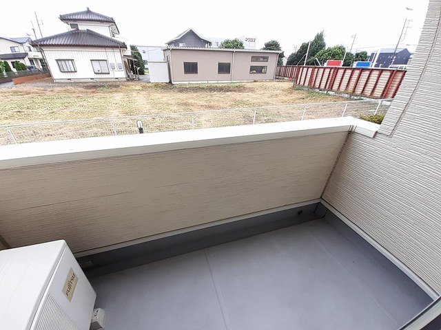 バルコニー　バルコニーがあります