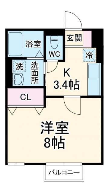 グランモア登戸 弐番館の間取り写真