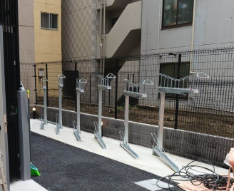 駐車場　駐輪場です