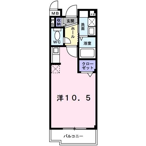 ジェルメの間取り写真