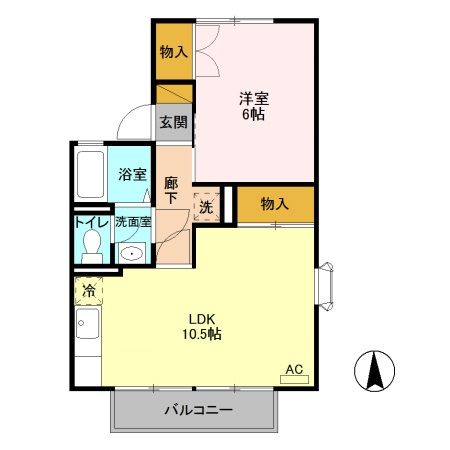 東北新幹線 宇都宮駅 バス乗車時間：14分 最寄りバス停で下車 徒歩7分 2階建 築36年の間取り写真