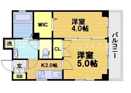 プリシード東福寺レジデンスの間取り写真