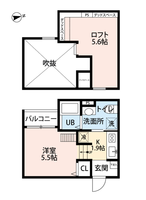 地下鉄四つ橋線 住之江公園駅 徒歩7分 2階建 築11年の間取り写真