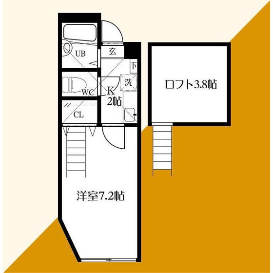 ラシャンス元橋本の間取り写真