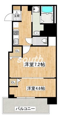 ヴィラ・セレーノ玉造本町の間取り写真